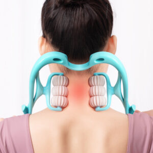 6-Roller Neck & Shoulder Massager — Manual Deep-Tissue Relief Tool