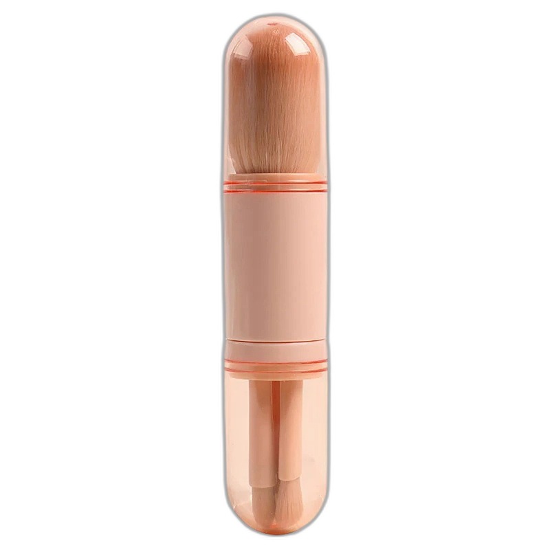 4-in-1 Portable Travel Makeup Brush Set - Image 3