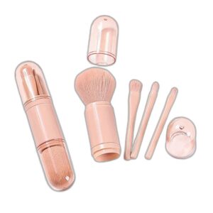 4-in-1 Portable Travel Makeup Brush Set