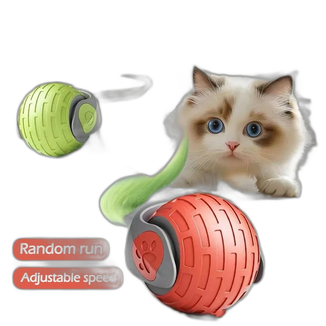 Automatic Rolling Cat Ball — Smart Interactive Toy