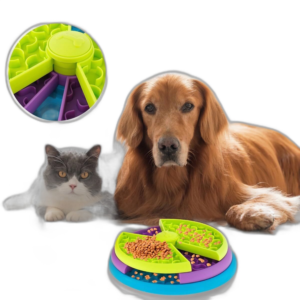 3-in-1 Slow Feeder & Lick Mat Bowl - Image 4