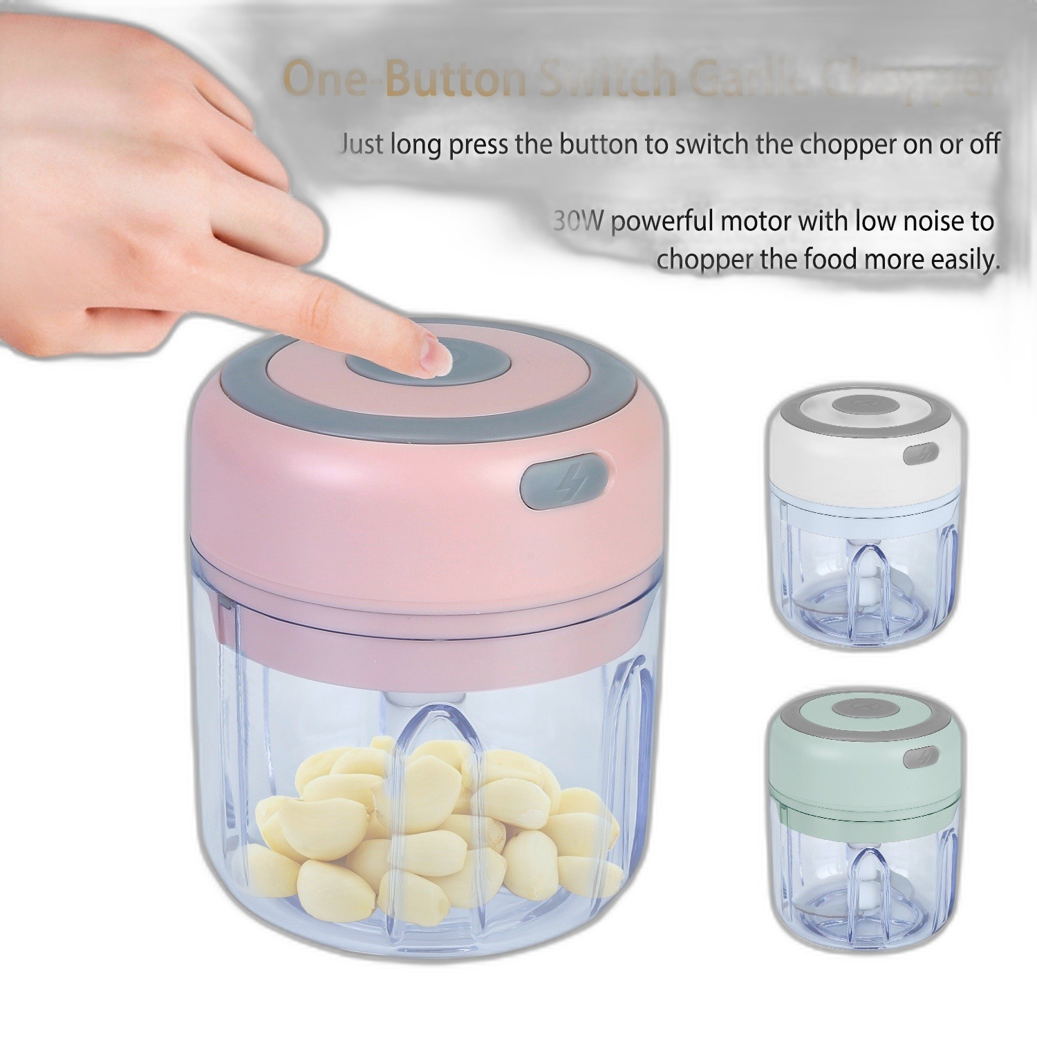 Mini Cordless Garlic Chopper - Image 3