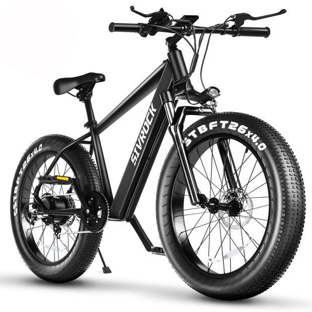 1000W Electric Mountain Bike — 26" Fat Tire E-Bike, 48V 15Ah Battery - Image 2