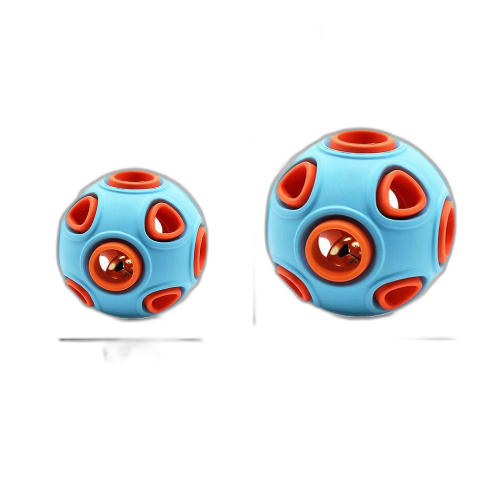 Interactive Dog Ball with Bell — Squeaky Rubber Fetch Toy - Image 5