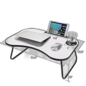 Foldable Laptop Lap Desk with Cup Holder
