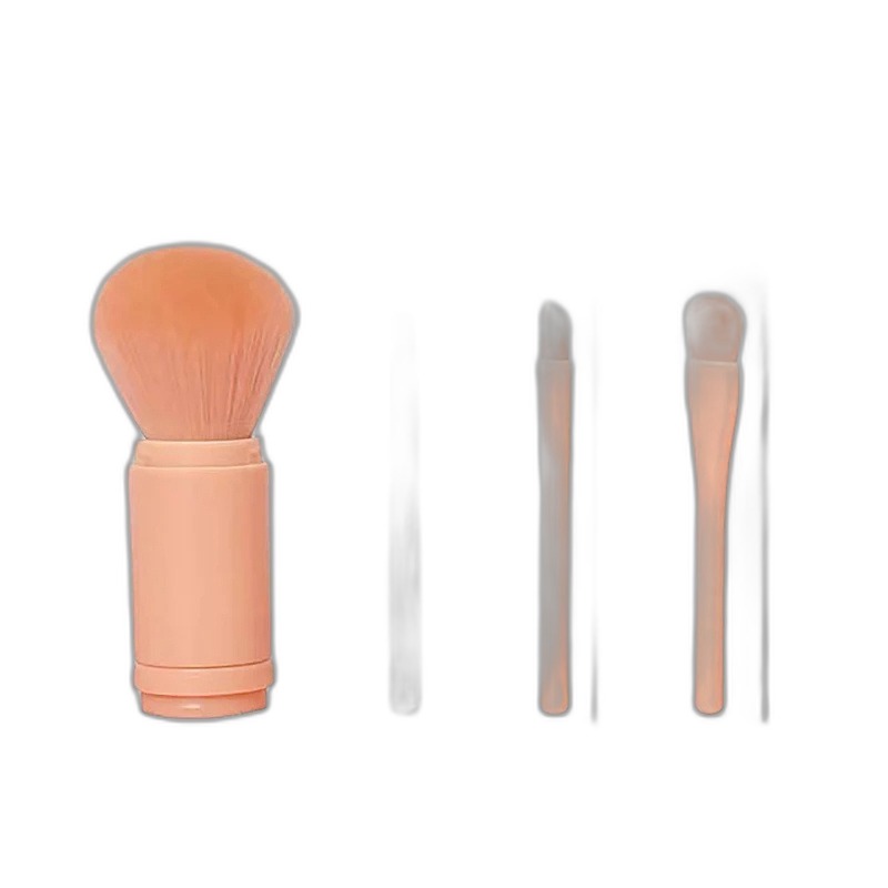 4-in-1 Portable Travel Makeup Brush Set - Image 2