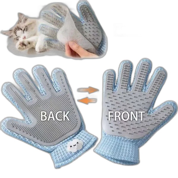 2-in-1 Pet Grooming & Deshedding Glove