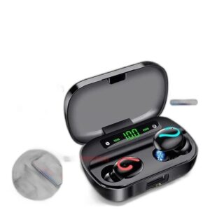 Wireless Bluetooth 5.1 Earbuds with LED Charging Case