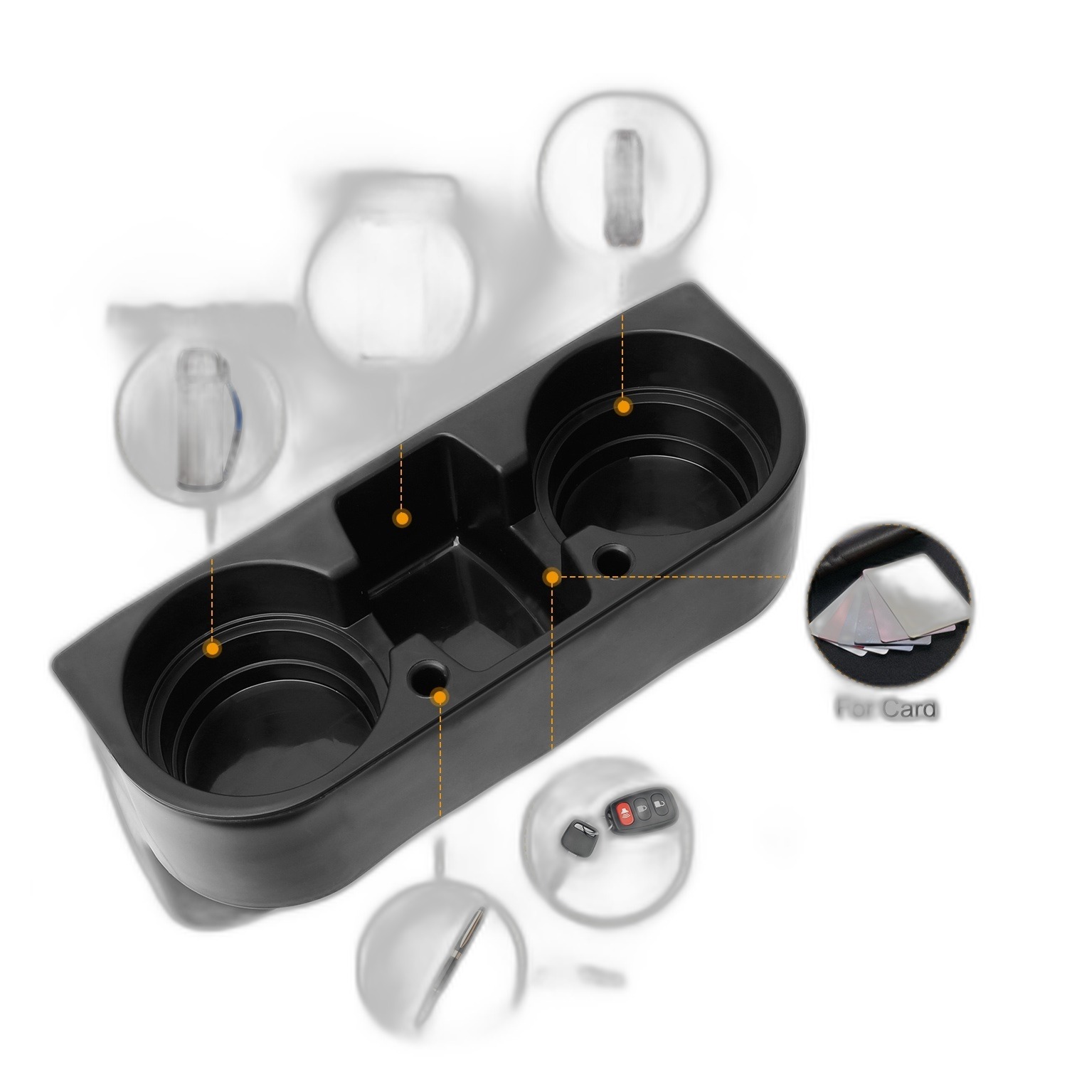 Car Seat Gap Filler Organizer — Cup Holder & Storage Console - Image 9