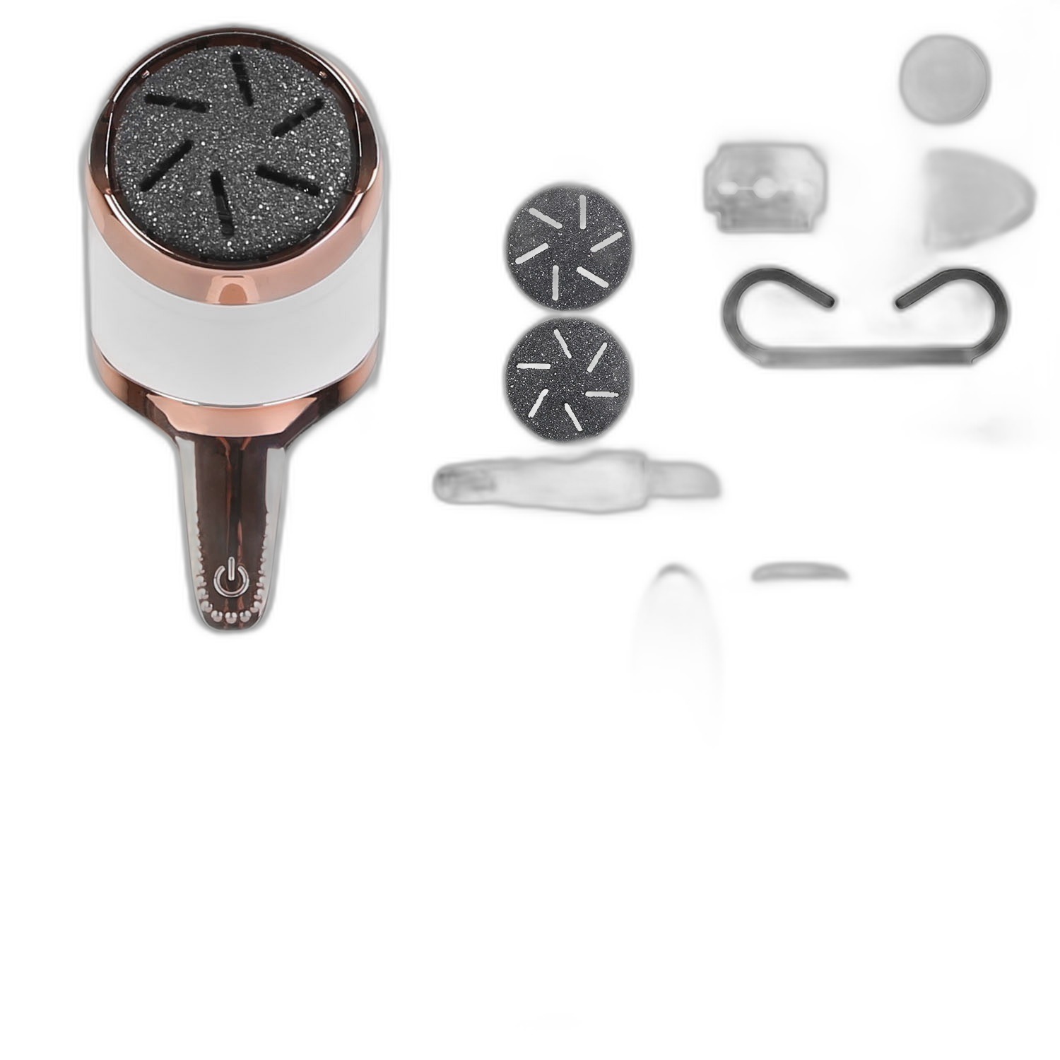 Electric Foot Callus Remover with Vacuum (17-Piece Kit) - Image 2
