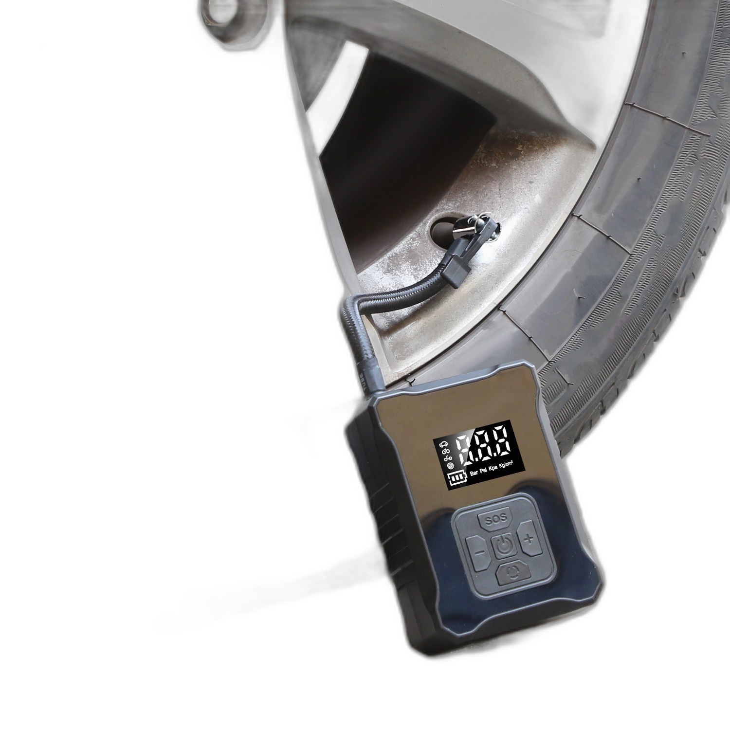 Cordless Tire Inflator — 150PSI Digital Air Compressor - Image 8