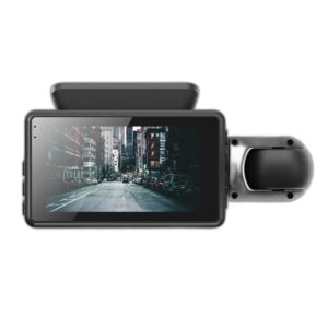 Dual Lens Car Dash Cam — 1080P HD Front & Interior Recorder with Night Vision & G-Sensor