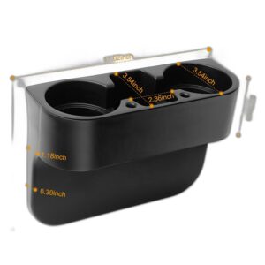 Car Seat Gap Filler Organizer — Cup Holder & Storage Console