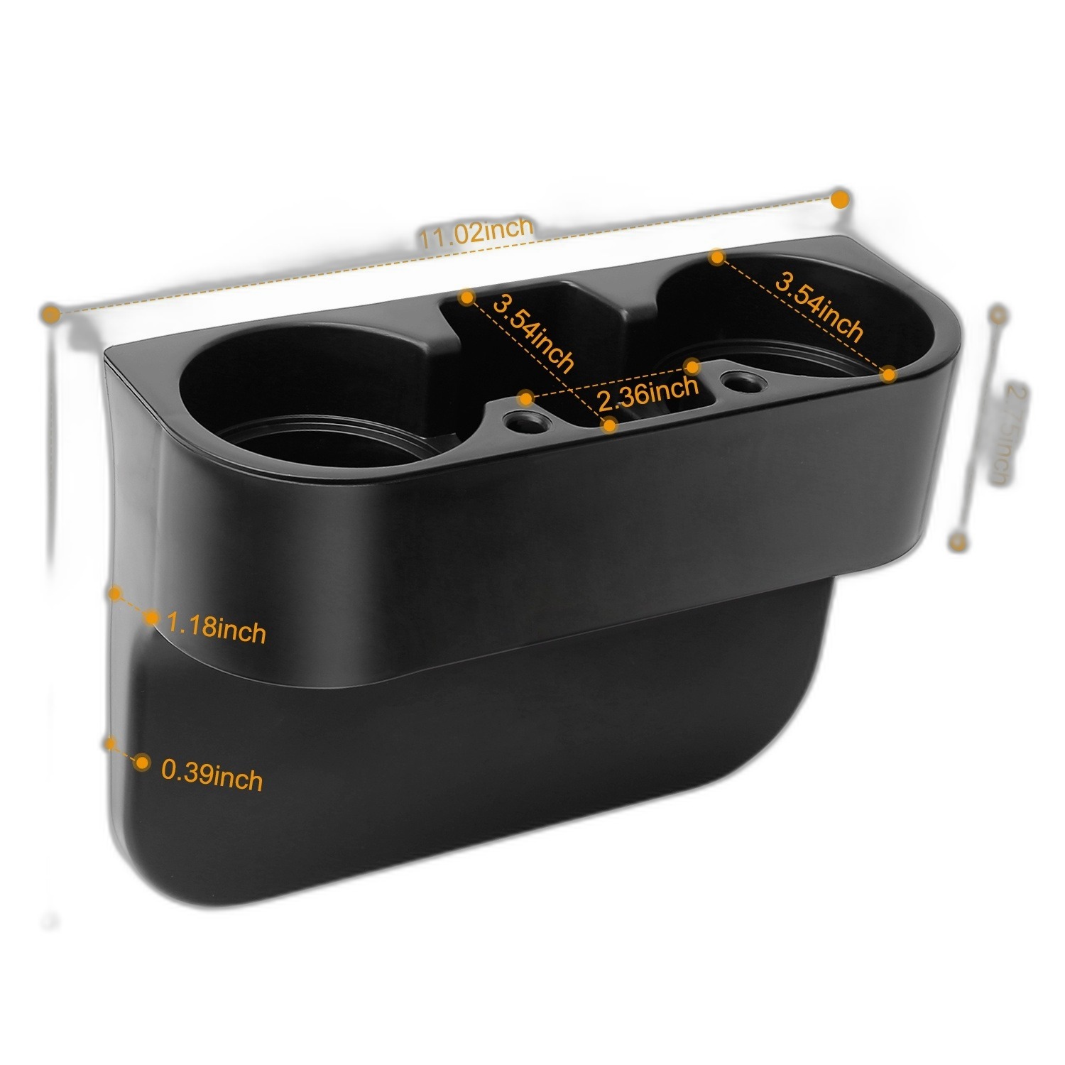 Car Seat Gap Filler Organizer — Cup Holder & Storage Console