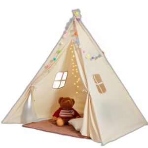 Kids Teepee Play Tent — Cozy Indoor Playhouse for Children